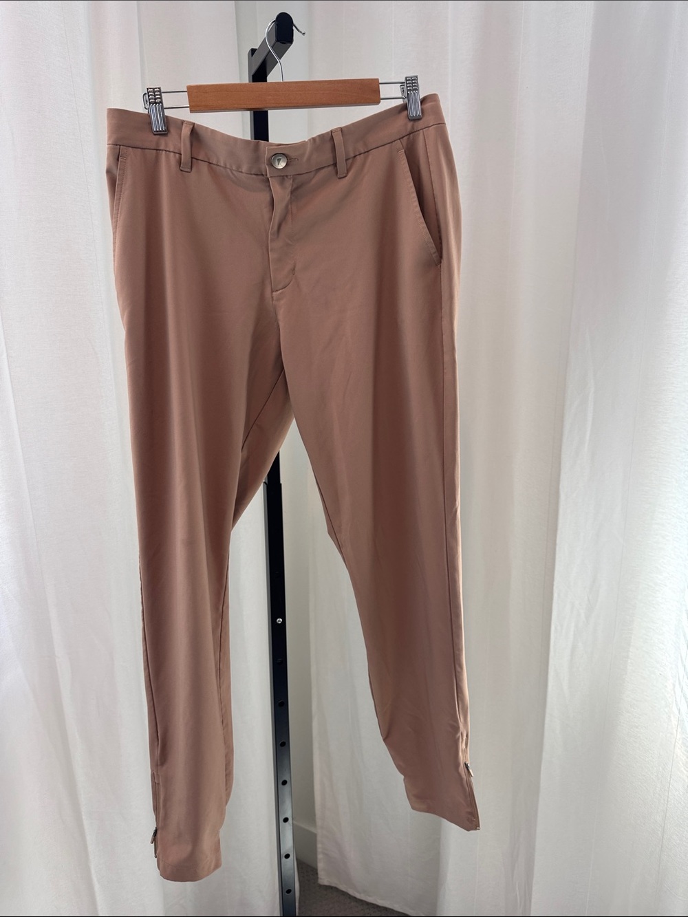 Men's Tailored Tan Chino Pants